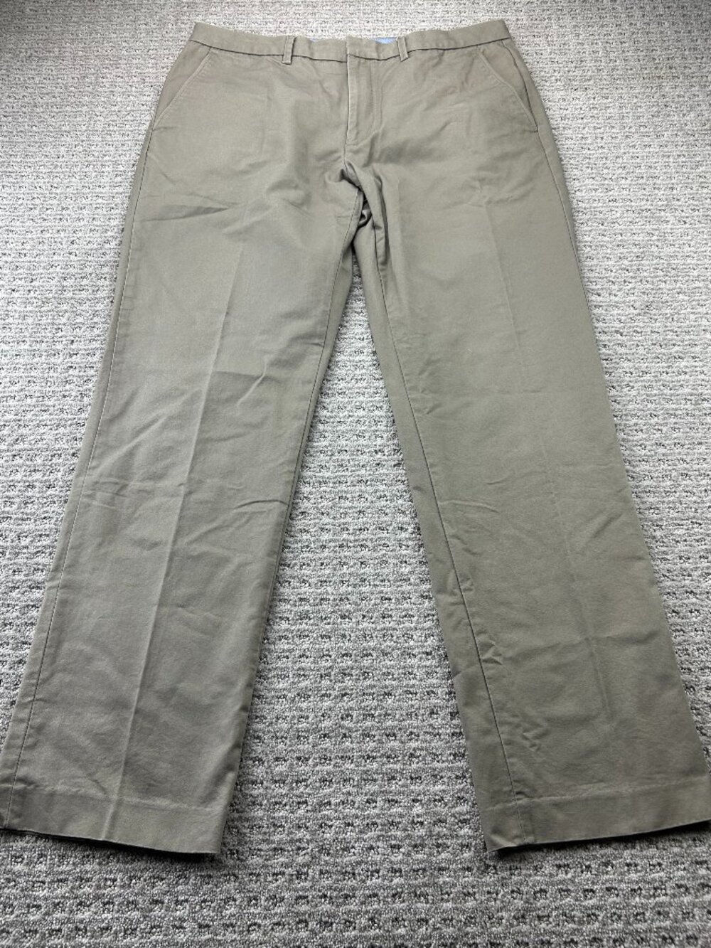 J. Crew Bedford Khaki Pants Men Size W36 L 34 Brown Slacks Preppy Straight Leg
